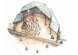 Bij opgravingen in de tuin van het Rubenshuis werd een calvinistische tempel ontdekt